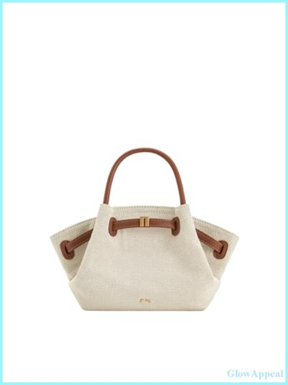 JW PEI Hana Mini Tote Bag Canvas Gold Hardware Handbag